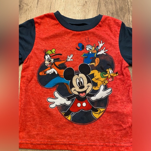 Disney Mickey and Friends 3 Piece Pajama Set 3T - Picture 4 of 12